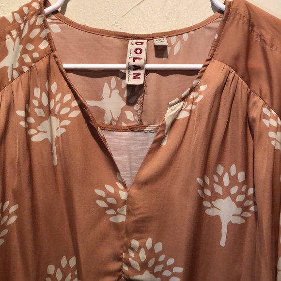 DOLAN print blouse. Size S - Picture 2 of 5